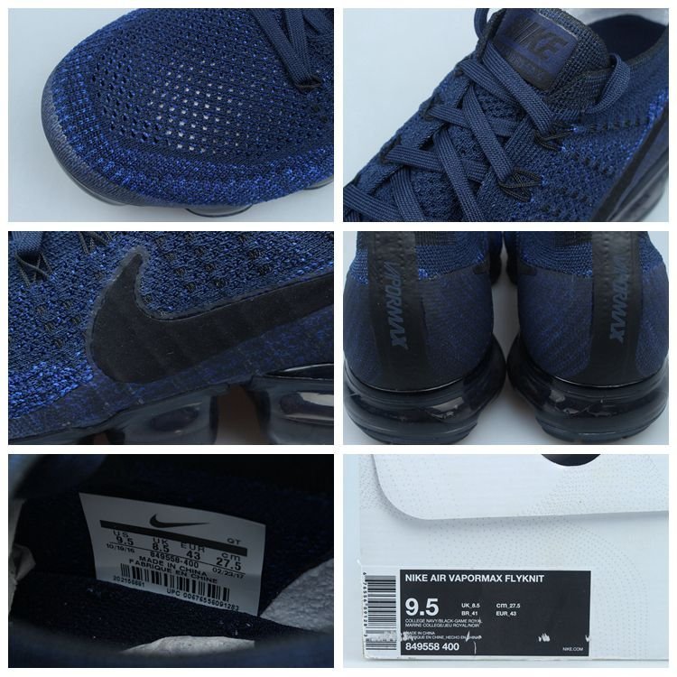 =CodE= NIKE AIR VAPORMAX FLYKNIT 編織慢跑鞋(深藍)849558-400 GD 男 預購