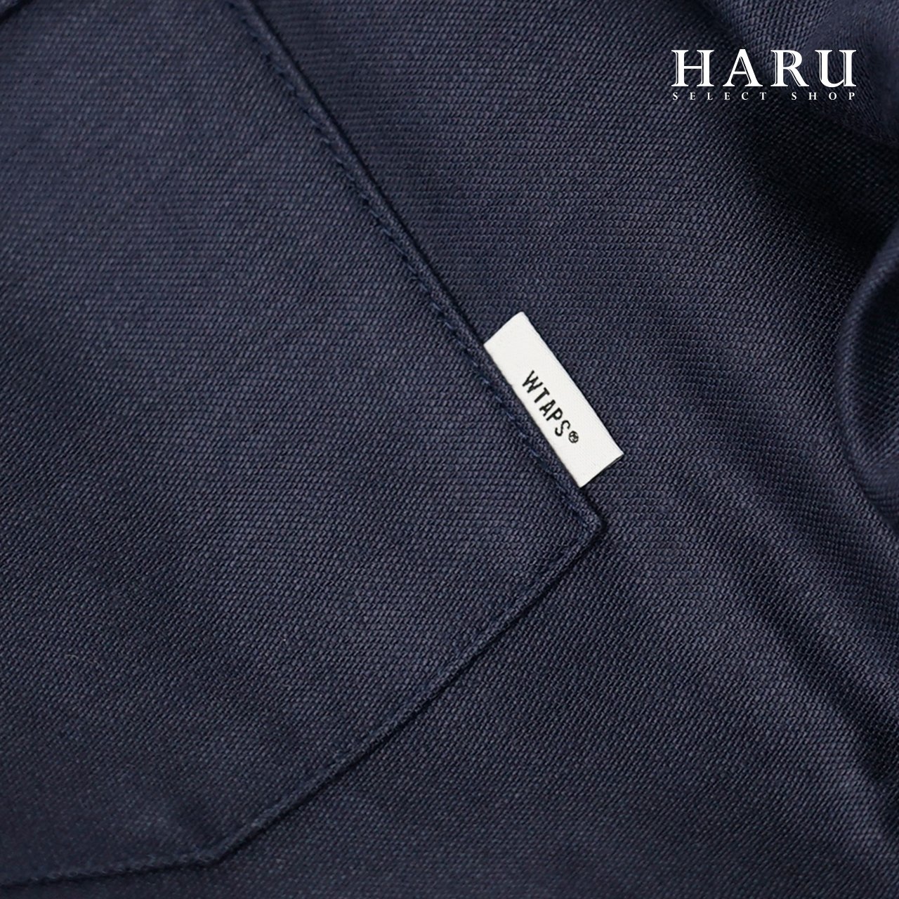 現貨☆HAru☆ WTAPS 20FW BUDS LS COTTON SATIN 深藍兩袋工裝工作襯衫