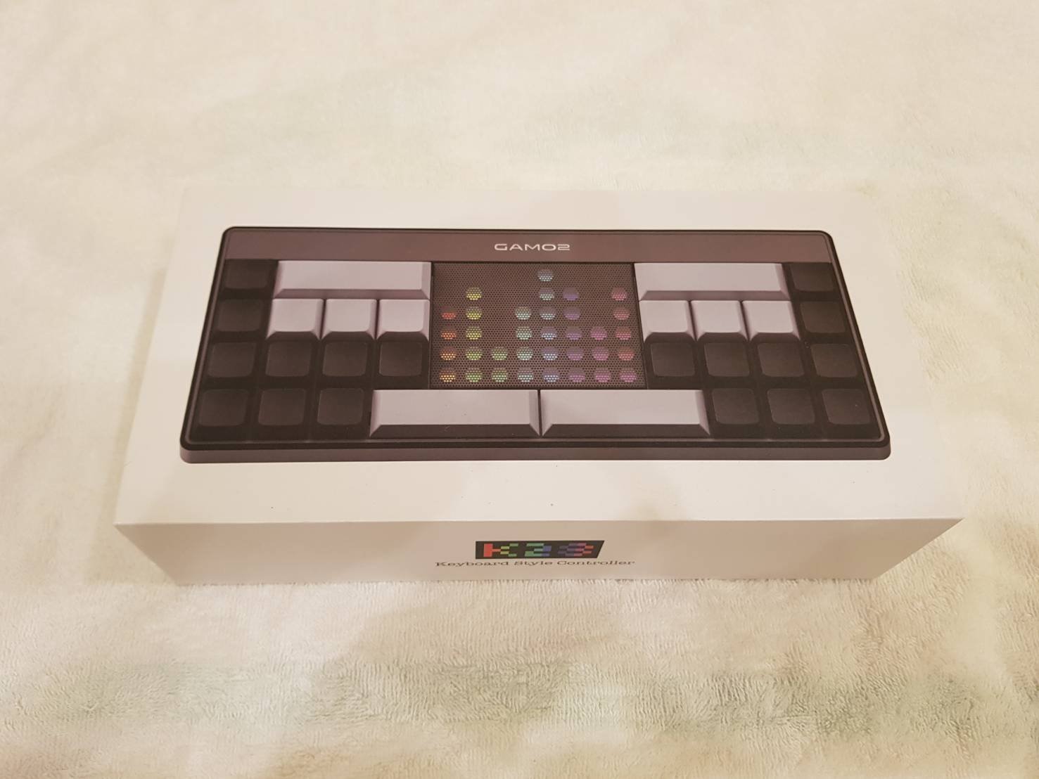 スマホ・タブレット・パソコンGAMO2 K28 Keyboard Style Controller 茶軸