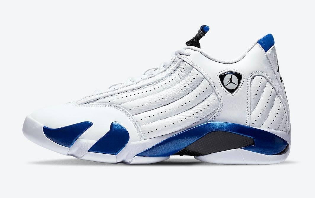 10全新 Jordan 14 Retro White Hyper Royal 487471-104