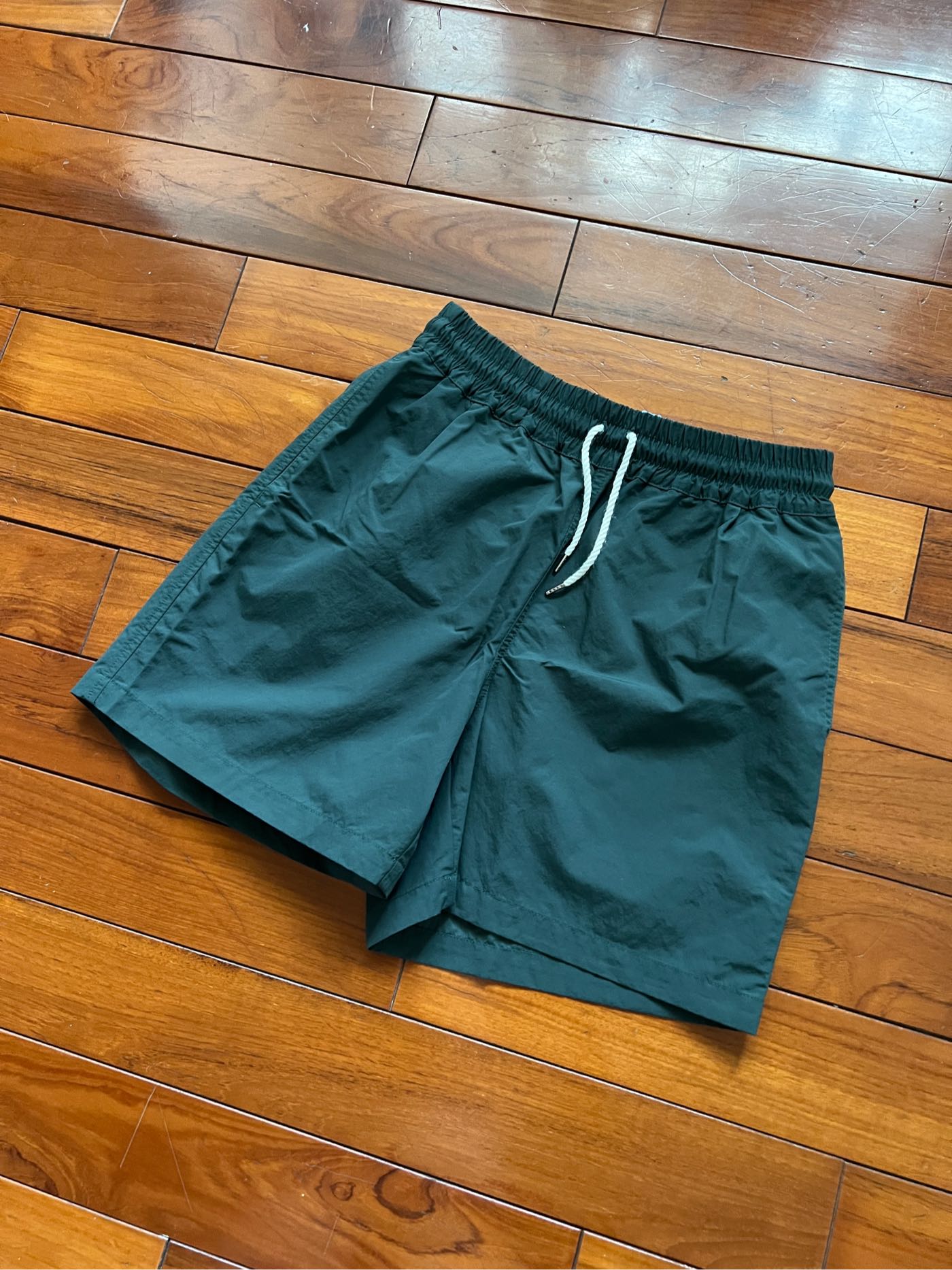 日本製Digawel 綠色短褲春夏Baggy Shorts size:2 西村浩平設計東京1Ldk