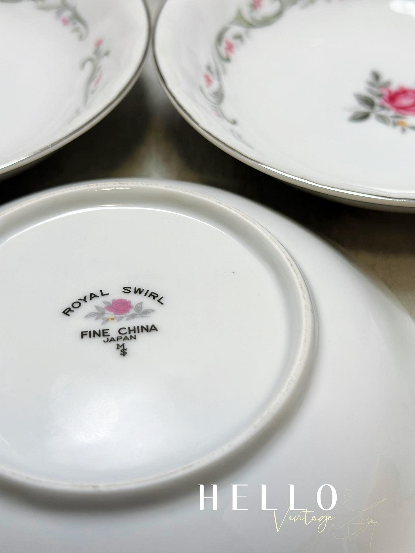 ｛日本Vintage｝日本名瓷 Royal Swirl 餐盤