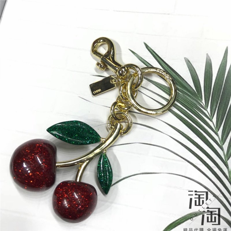  Customer reviews: Coach Glitter Cherry Bag Charm Keychain,  F58516 (Red)