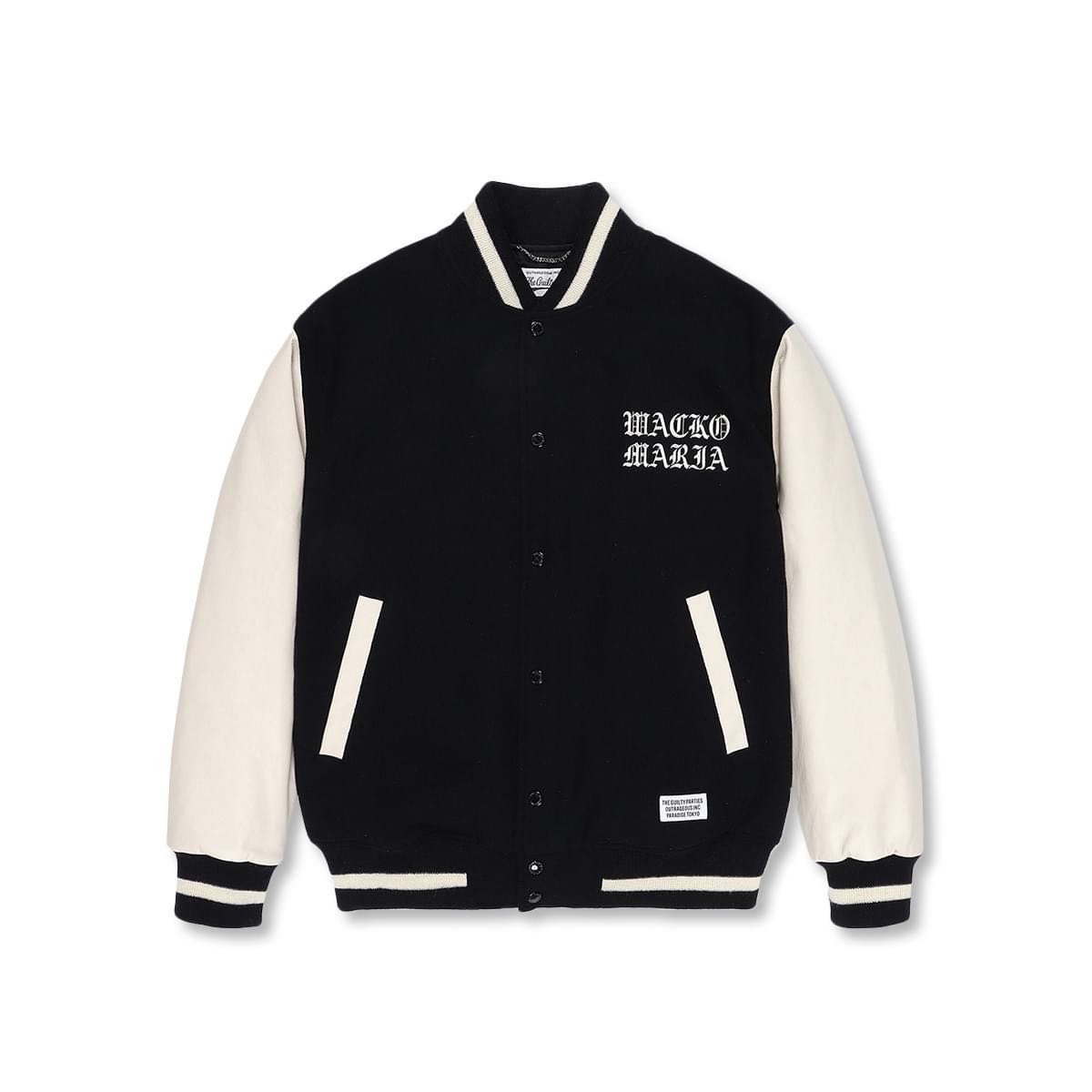 22AW Wacko Maria LEATHER VARSITY JACKET -B- ( TYPE-3 ) 全新正品