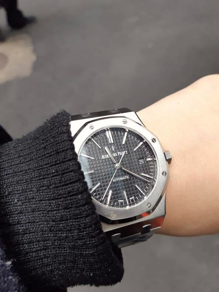 【已交流】AP錶 愛彼 15400ST 皇家橡樹 黑面 Royal Oak 皇家橡樹 Audemars Piguet