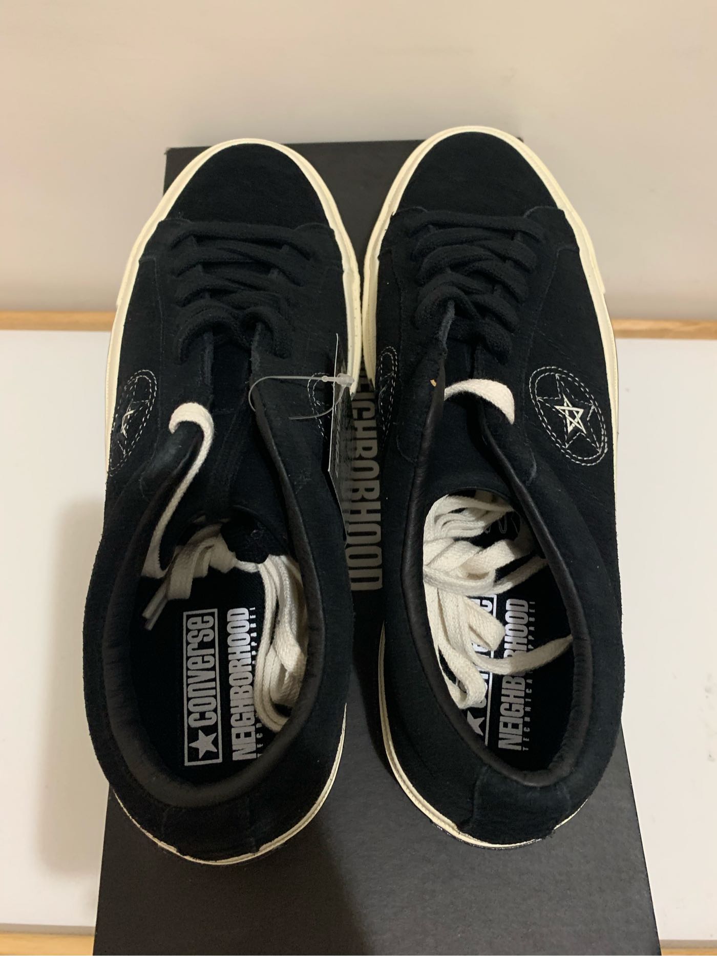 現貨Converse One Star x Neighborhood 黑麂皮| Yahoo奇摩拍賣