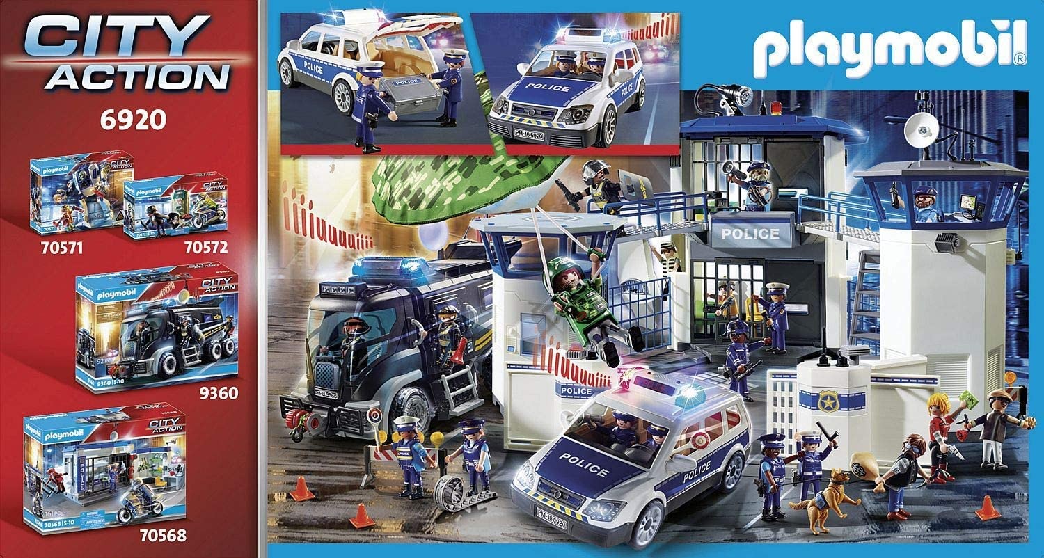 摩比 PLAYMOBIL CITY ACTION系列 6920 警車遊戲組~請詢問庫存