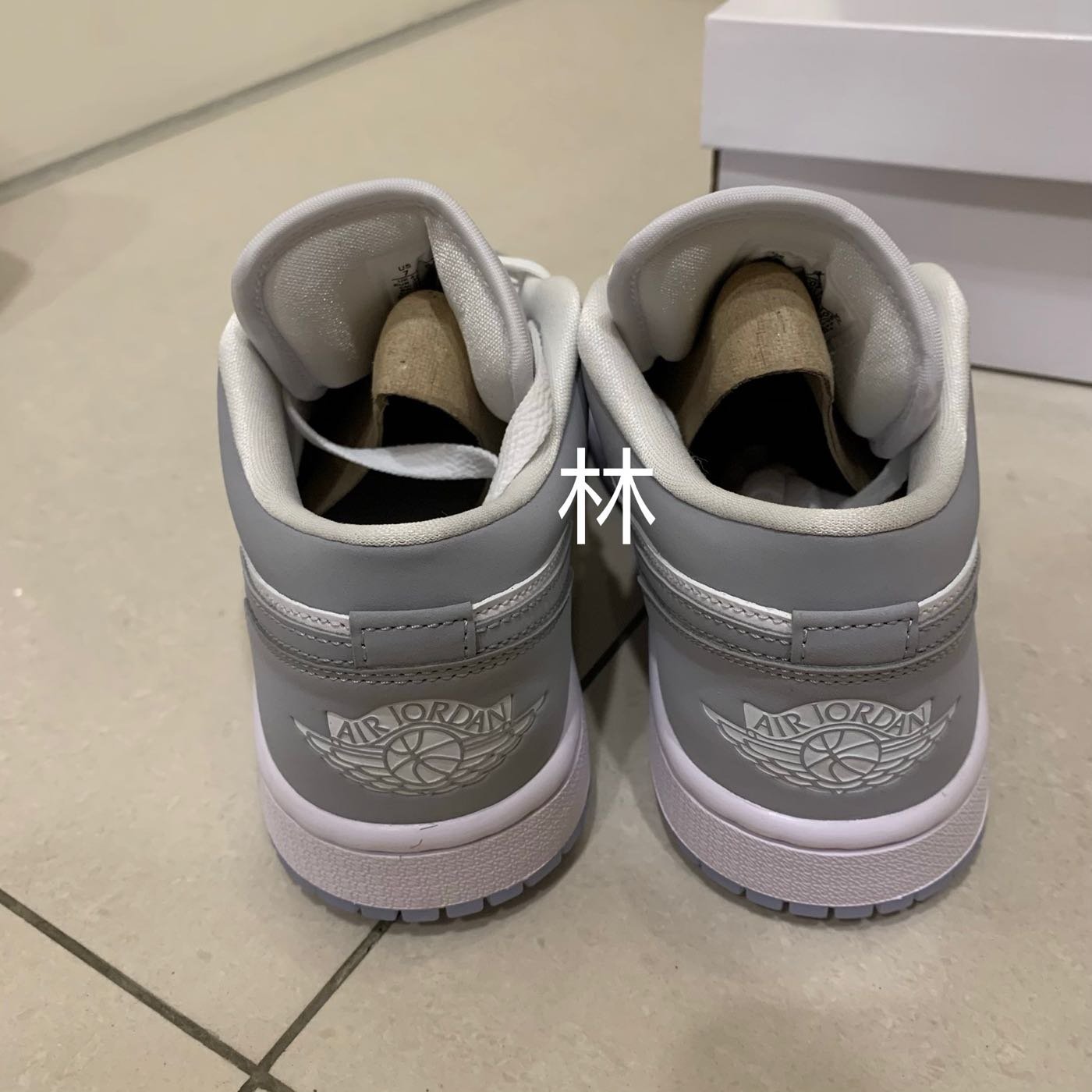 全新現貨Air Jordan 1 low wolf grey 灰白小Dior 女款DC0774-105