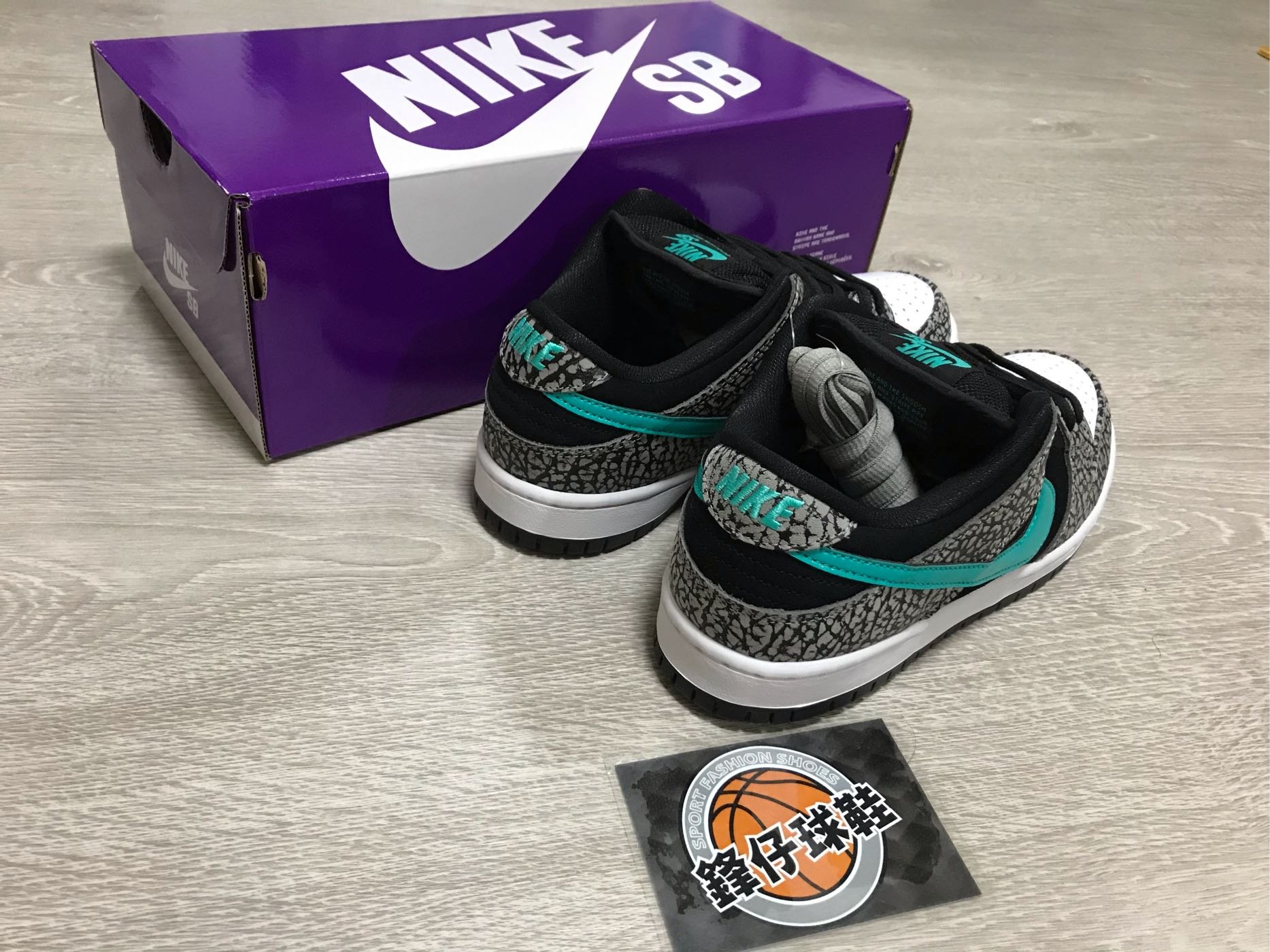 鋒仔球鞋】Nike SB Dunk Low Pro Elephant 爆裂紋大象限量款式BQ6817