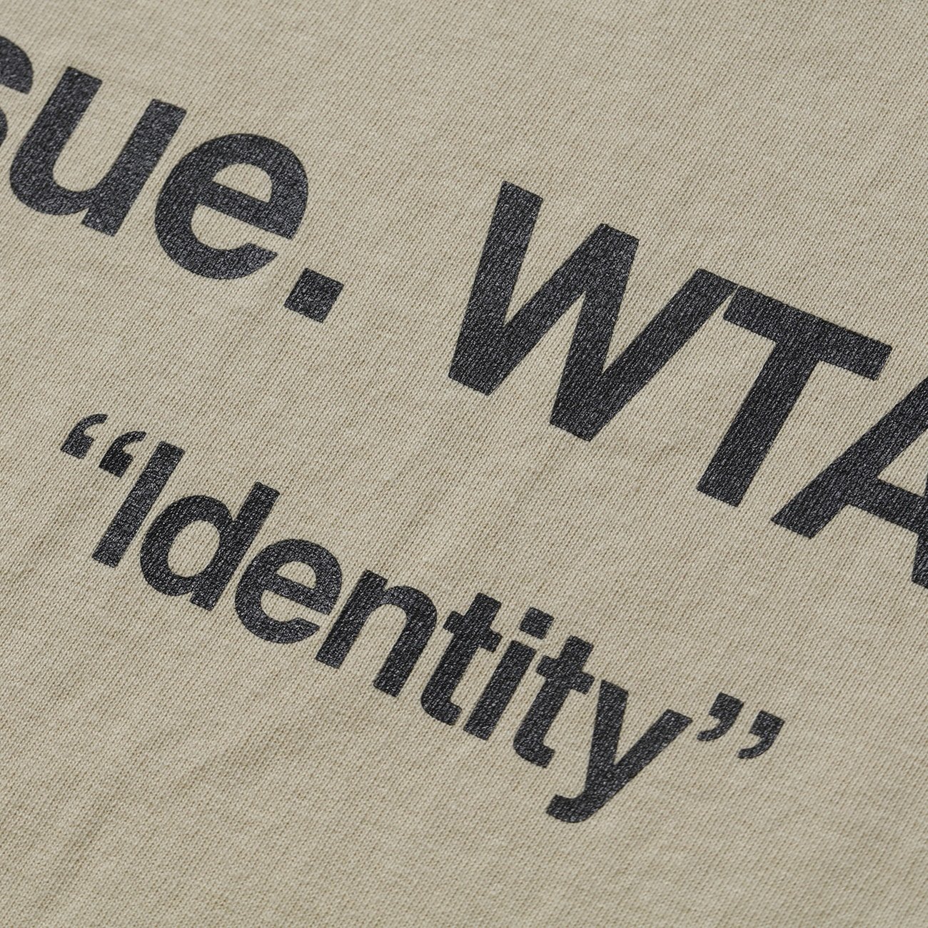 日貨代購CITY】2022SS WTAPS IDENTITY SS COTTON 目錄隱藏款背後LOGO