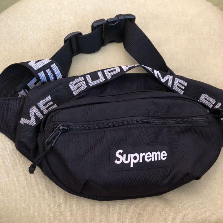 Supreme 18SS 44th Waist bag 腰包黑色側背包斜背包小包| Yahoo奇摩拍賣