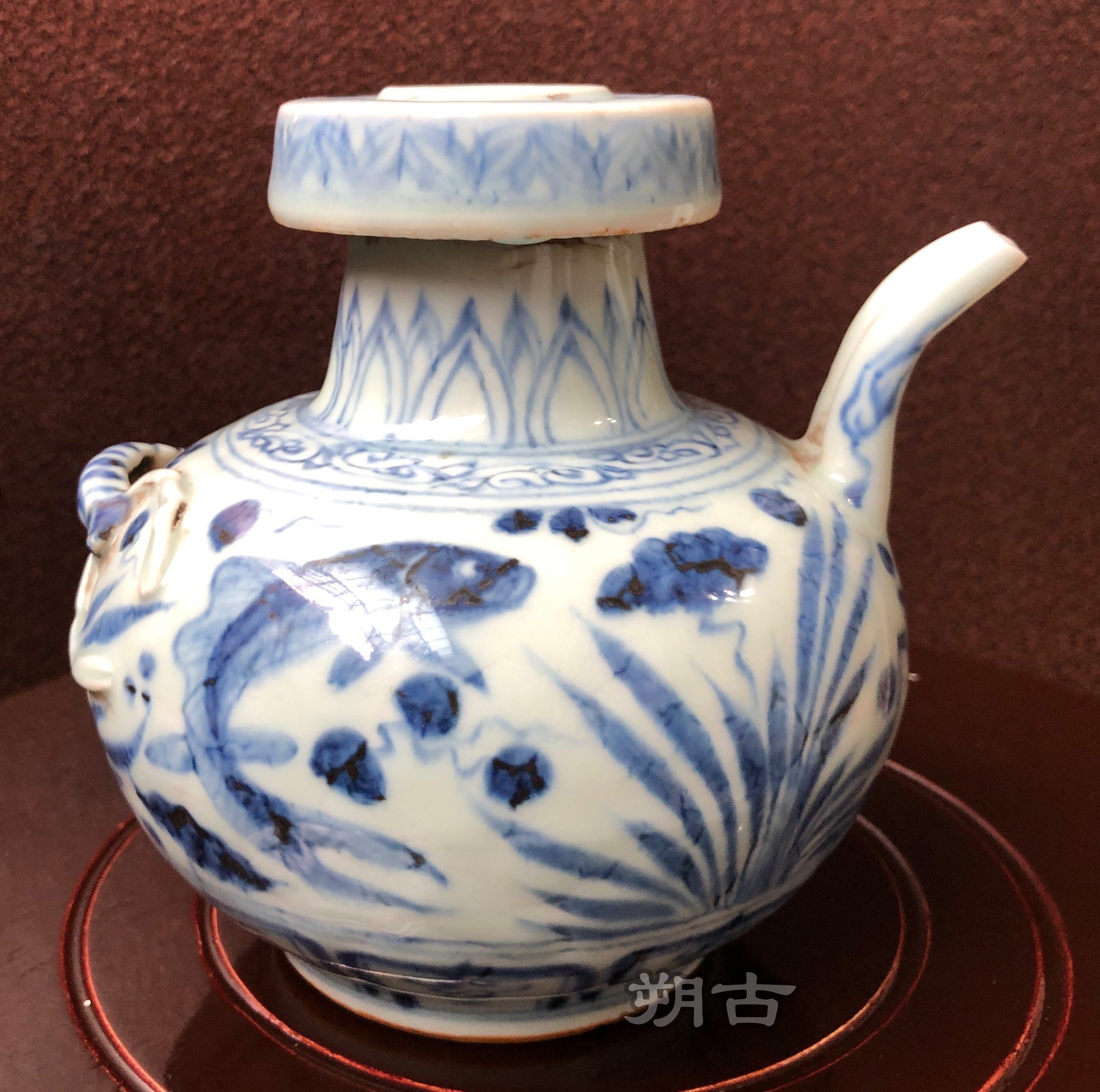 SALE／64%OFF】【SALE／64%OFF】萬古焼 象上唐子彫 急須 輸出品 時代