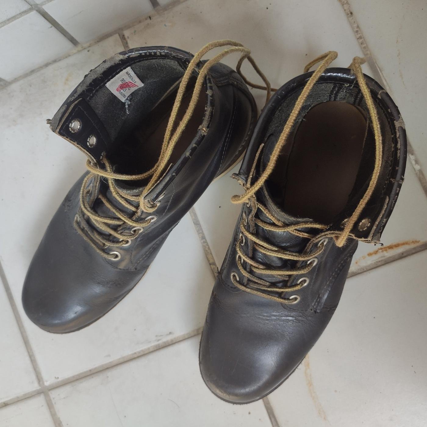 80s稀有Red wing 2981 leather work boots 皮革靴子六寸靴工作靴西部