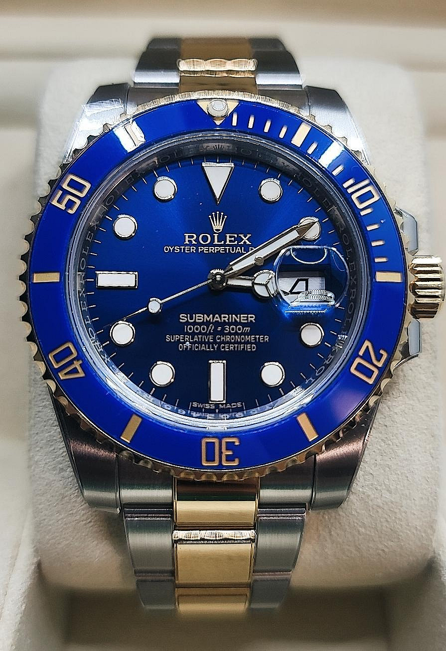 【預定】Rolex116613LB 💙金字 停產40mm 半金藍水鬼🉐️Submariner 水鬼系列最好入手保值熱門款二手代尋