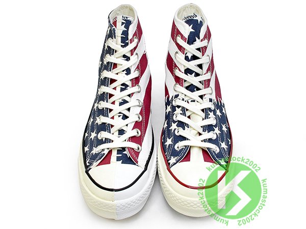 CONVERSE CHUCK TAYLOR 70 HI 1970 高筒USA 白紅美國國旗右腳拼接