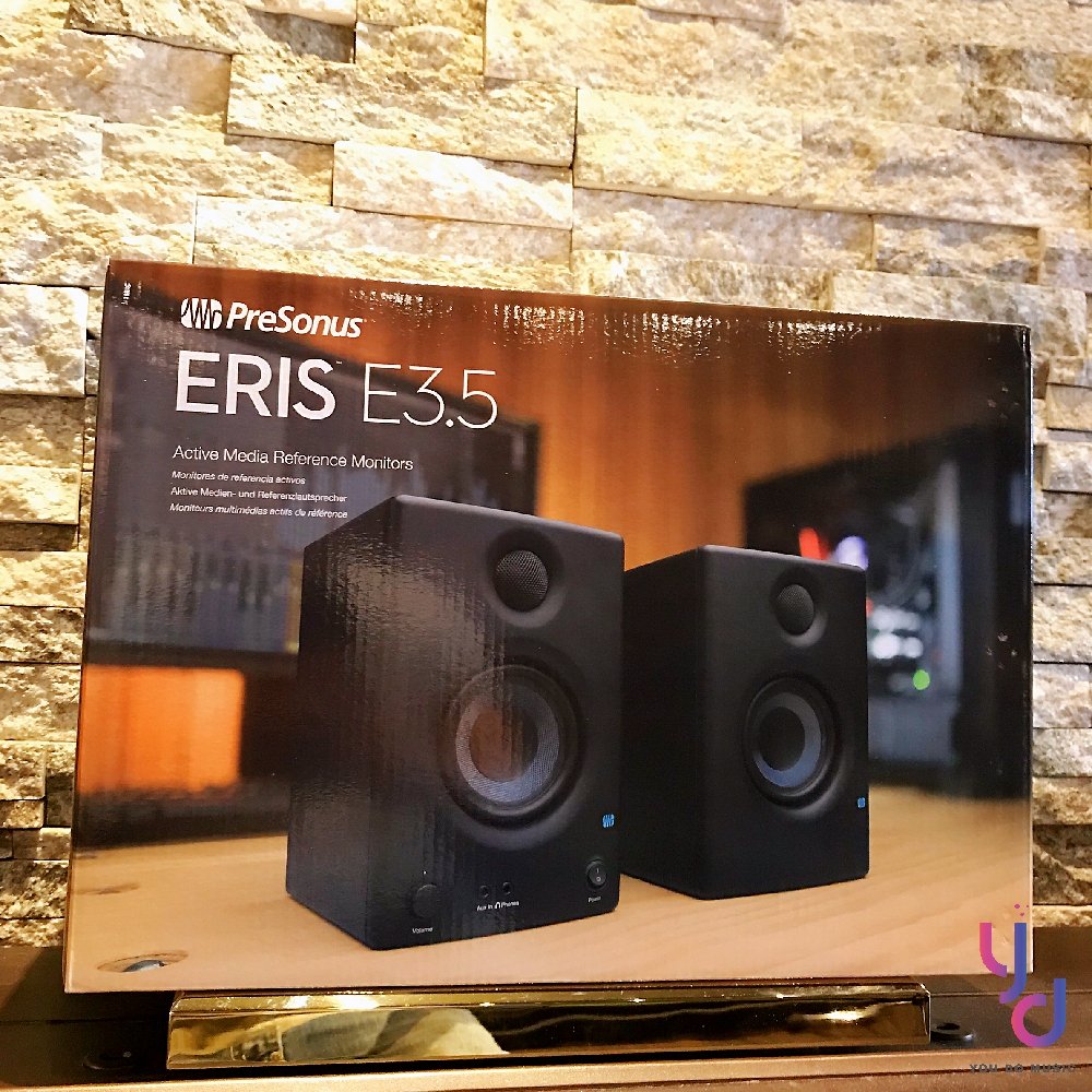 現貨免運 送專用線材 PRESONUS ERIS E3.5 3.5吋 (一對) 監聽喇叭 家用 編曲 錄音 電競 音響