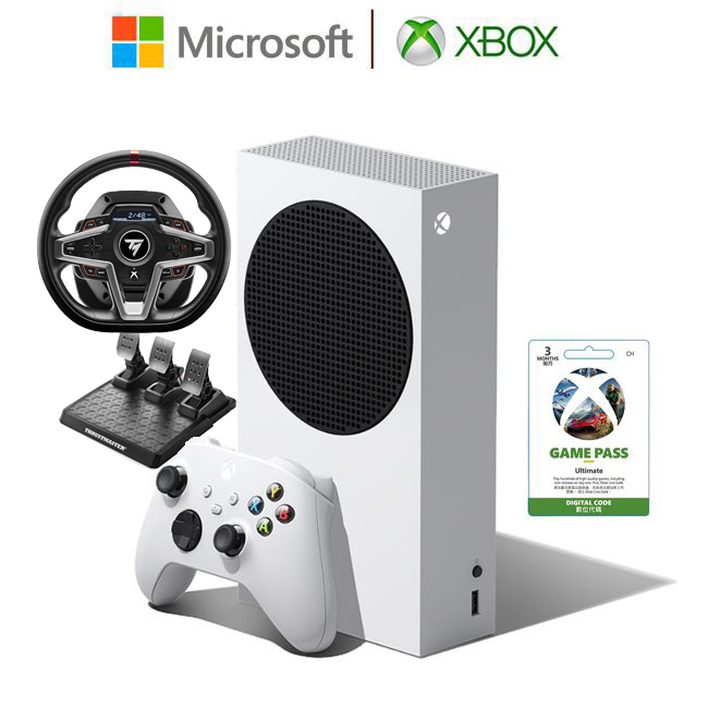 含稅】Microsoft微軟Xbox Series S 512GB遊戲主機加XGPU 3個月*1 加