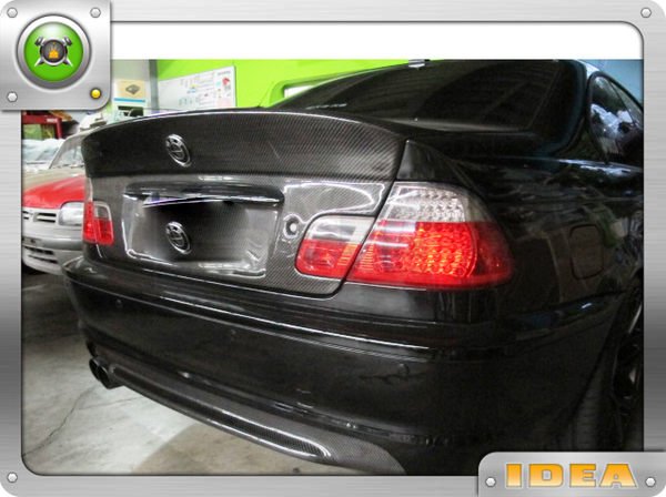 泰山美研社 2378 全新BMW E46 2D改M-TECH樣式後保桿後下巴包覆318CI 320CI 330CI