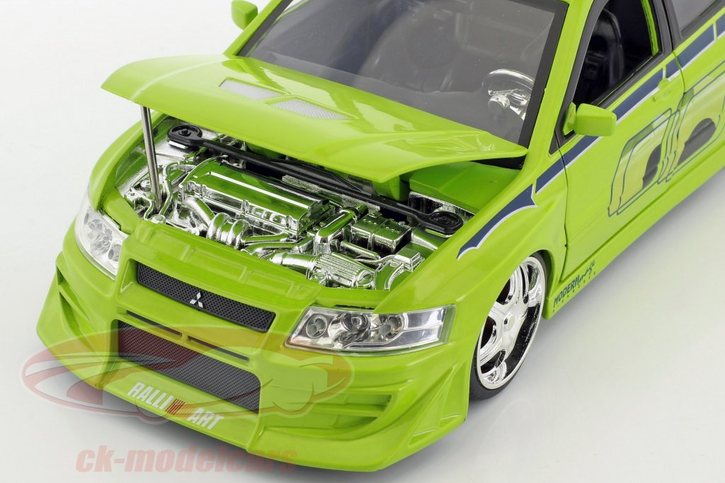 I LOVE 樂多) 日本進口玩命關頭MITSUBISHI LANCER EVOLUTION 1：24