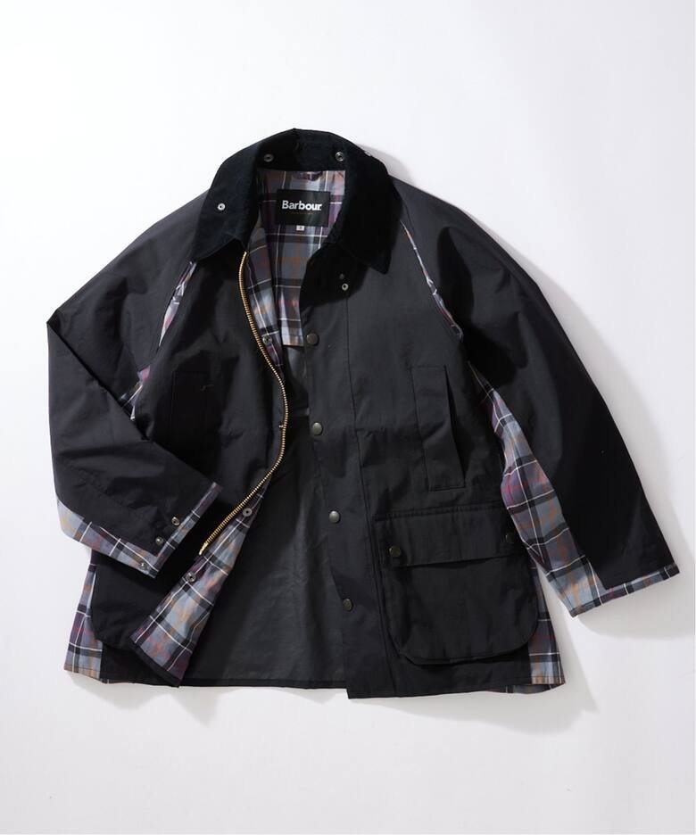 BARBOUR x YOKE x JS BROKEN BEAUFORT 側邊格紋夾克外套。太陽選物社 