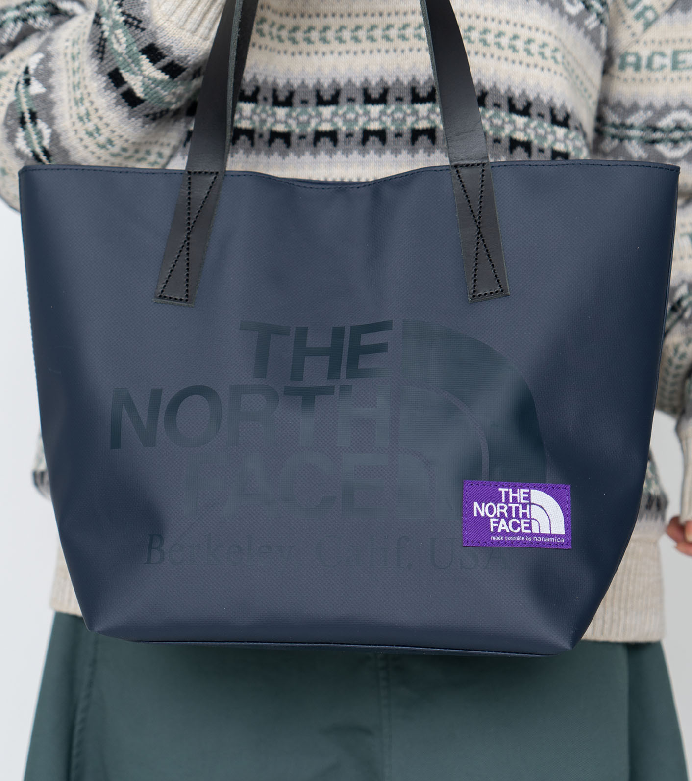 THE NORTH FACE 紫標TPE Small Tote Bag 托特包手提包皮革手把三色全新