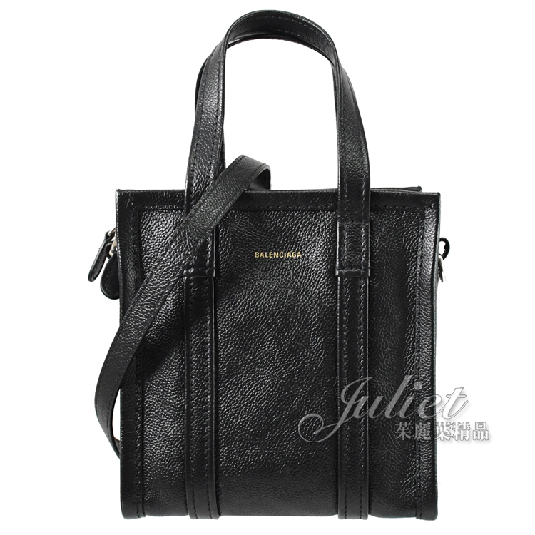 茱麗葉精品】全新精品BALENCIAGA 專櫃商品513988 Bazar XXS 素面小牛皮 