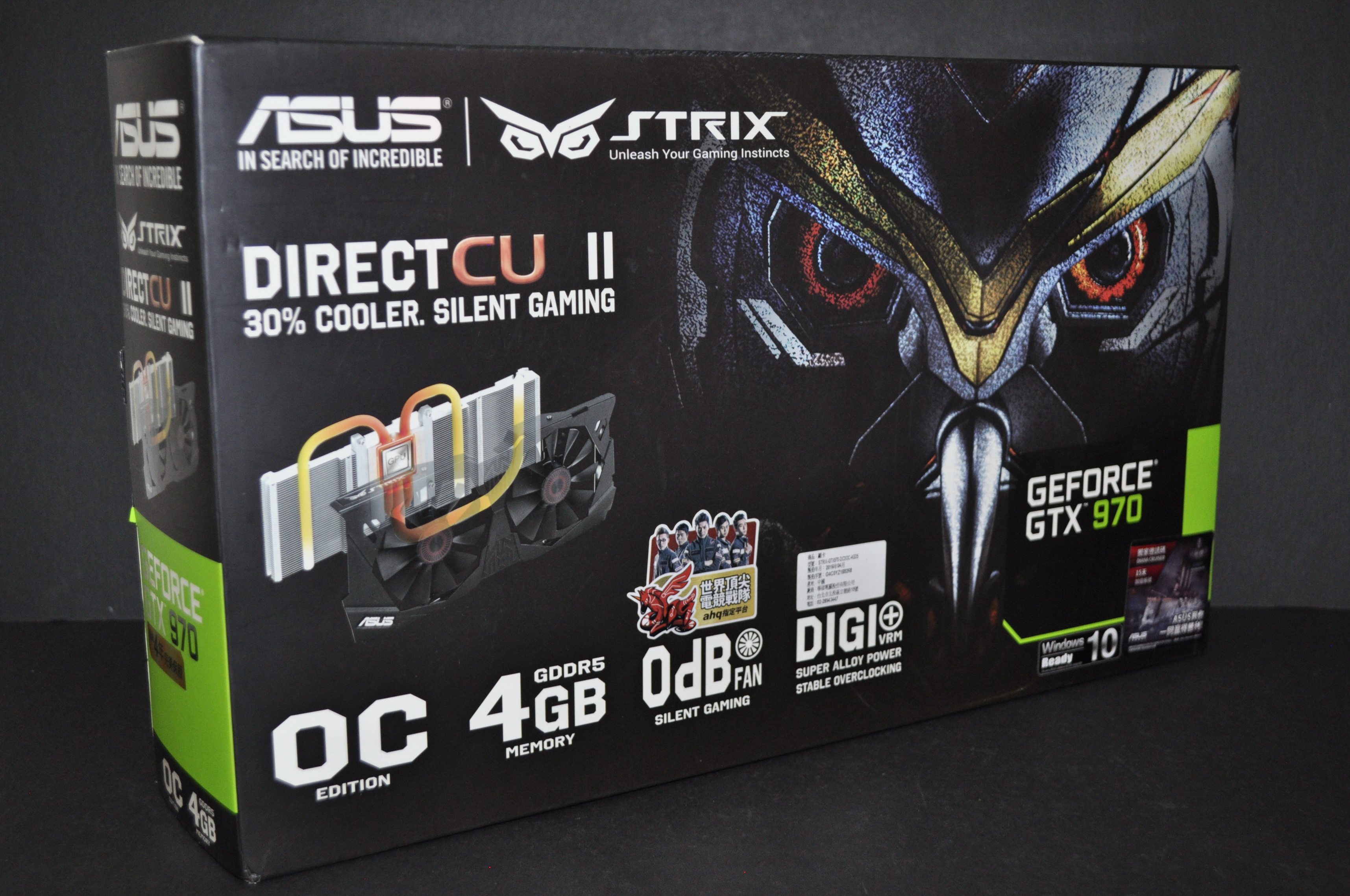 少用極新！華碩 STRIX-GTX970-DC2OC-4GD5 (GTX970 256-bit DP HDMI DVI)