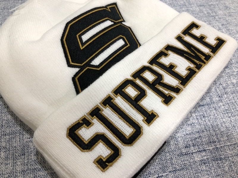 全新絕版『Supreme』New Era BigS Beanie White(白色毛帽) 秋冬保暖