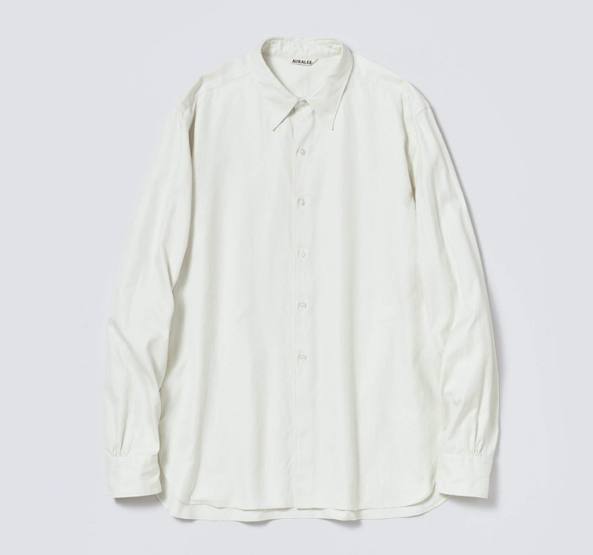 21SS AURALEE FINX SHUTTLE OX SHIRTS IVORY 4號| Yahoo奇摩拍賣