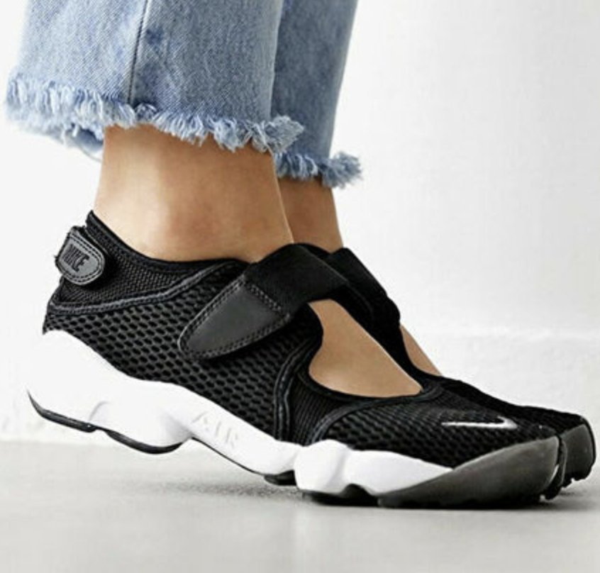 Butler] 現貨優惠Nike Wmns Air Rift BR 魔鬼氈透氣網忍者鞋848386-001