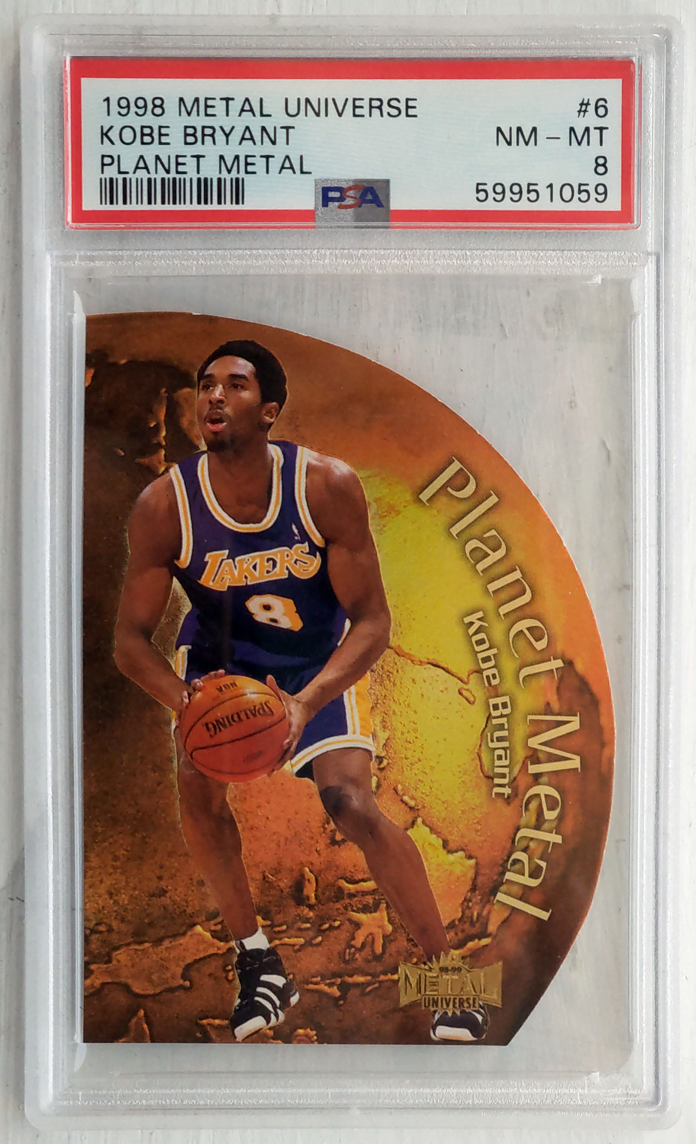 1998-99 Metal Universe Planet Metal #6 Kobe Bryant PSA8 | Yahoo