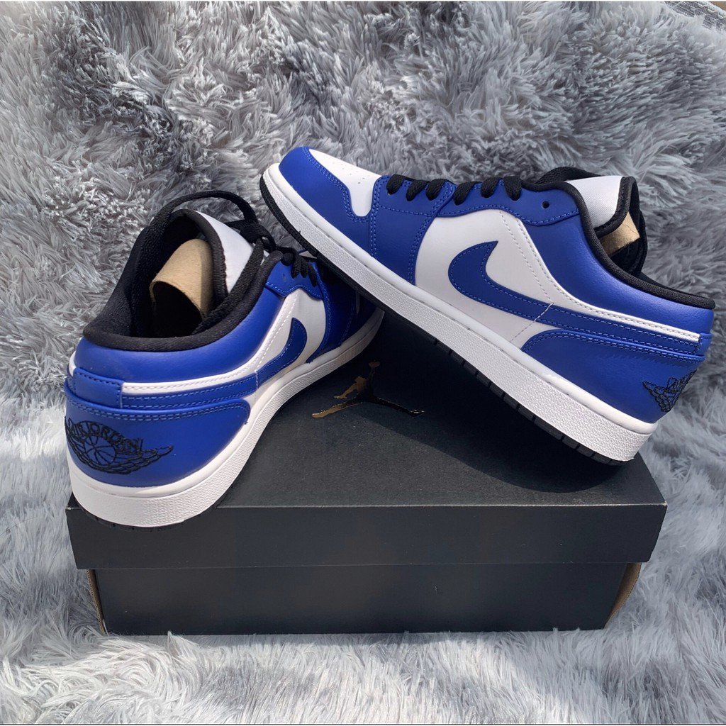 正品】Air Jordan 1 Low “Game Royal” 皇家藍小閃電籃球運動553558-124