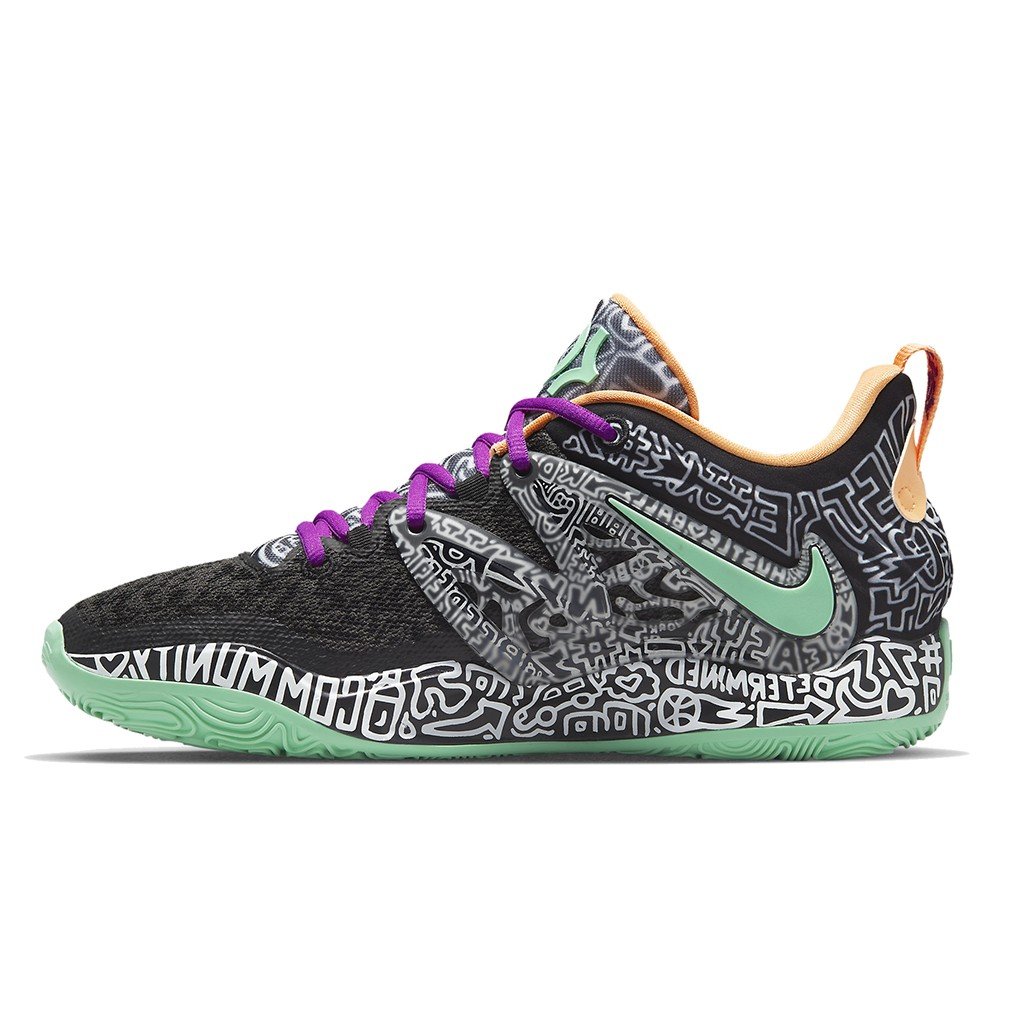 A-KAY0】NIKE KD15 EP BROOKLYN GRAFFITI 黑灰綠紫橘【DM1054-005