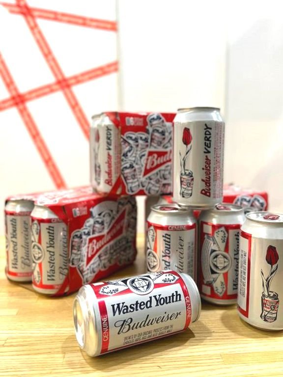 BLACK日本限定！全新VERDY x BUDWEISER百威啤酒WASTED YOUTH紀念瓶