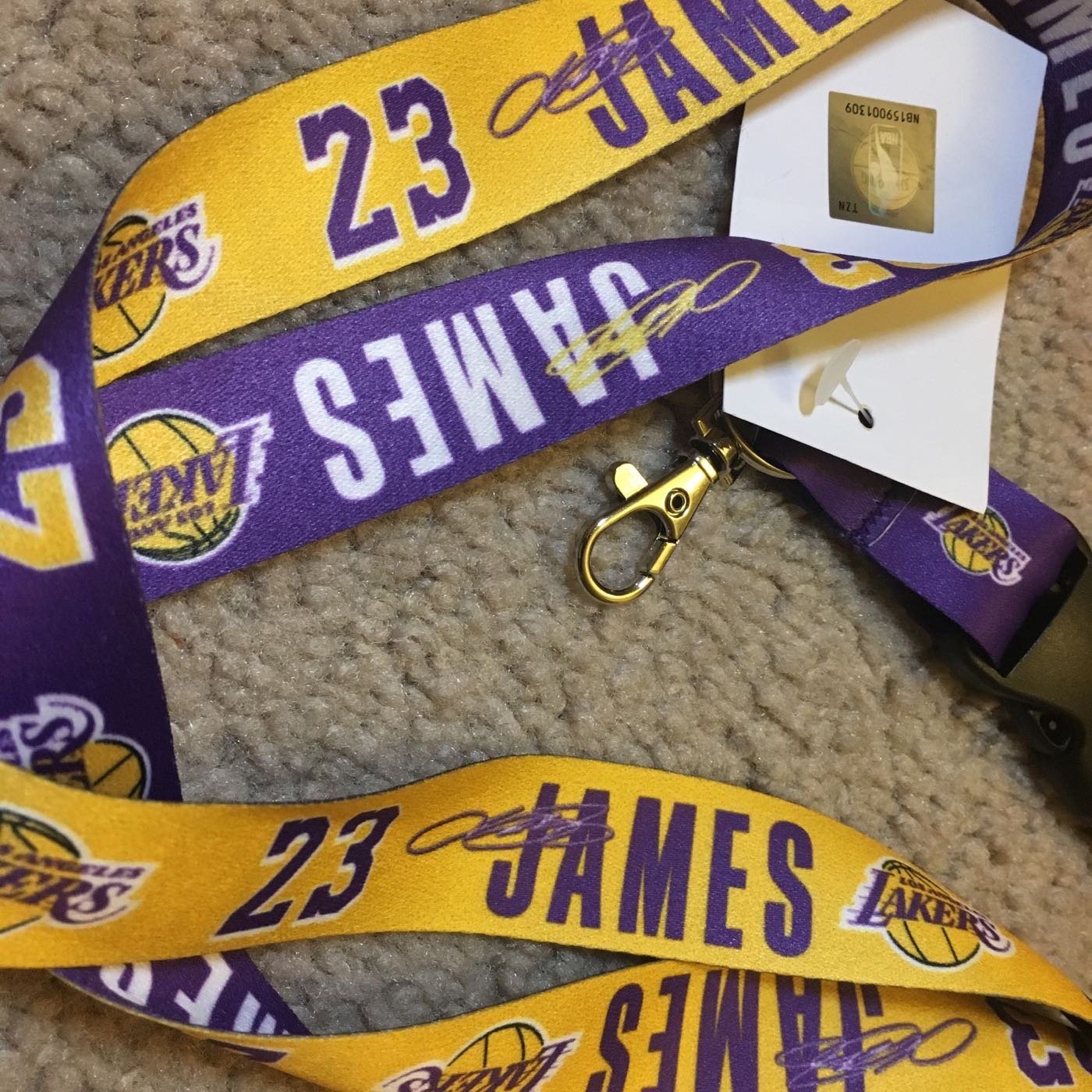 Lebron on sale james lanyard