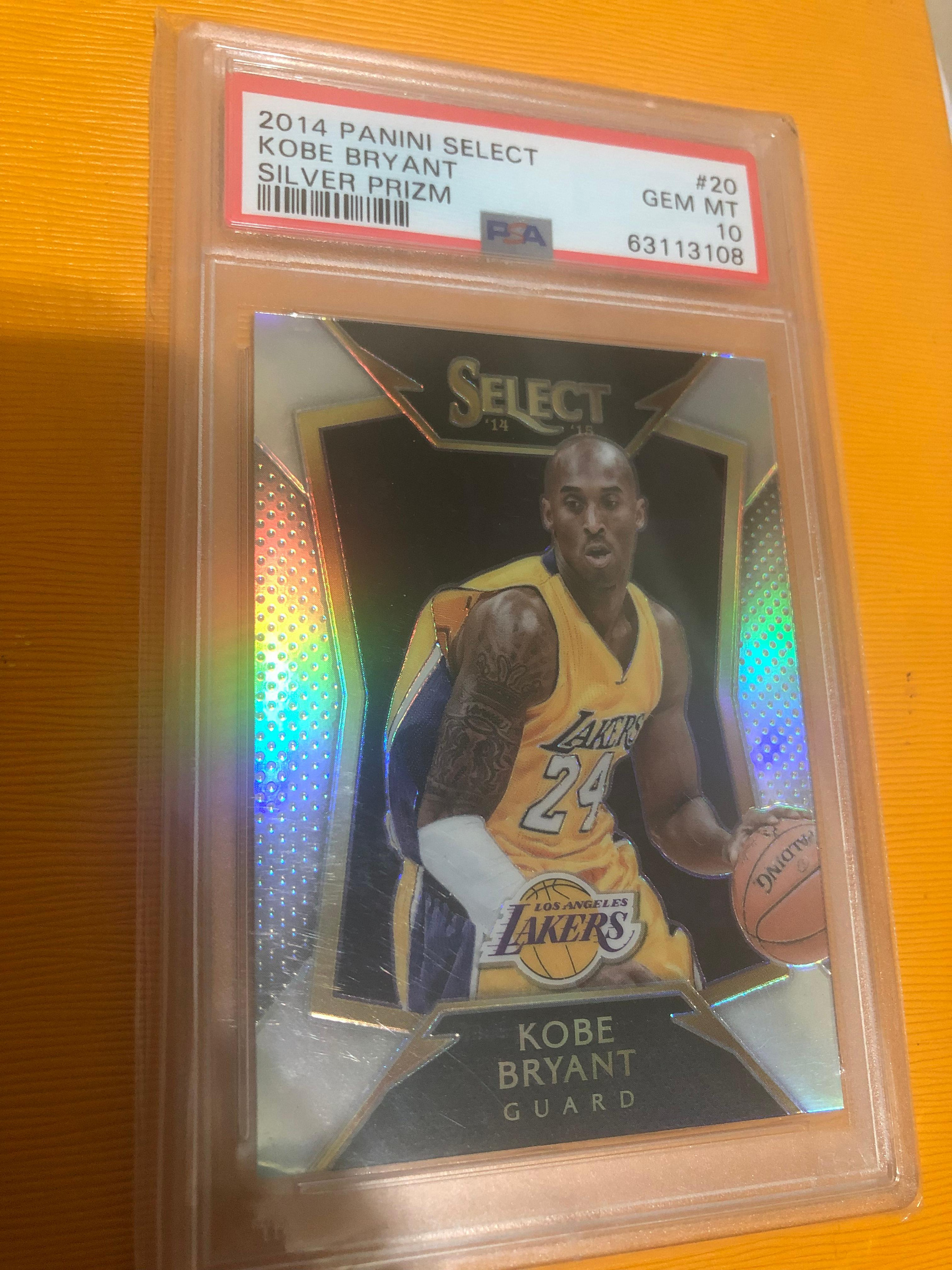 2014-15 Panini Select Silver Prizm #20 Kobe Bryant Los Angeles