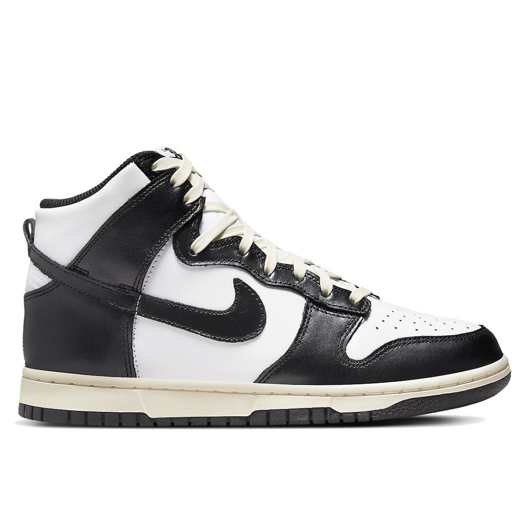 預購商品】NIKE W DUNK HIGH VINTAGE BLACK 白黑【DQ8581-100