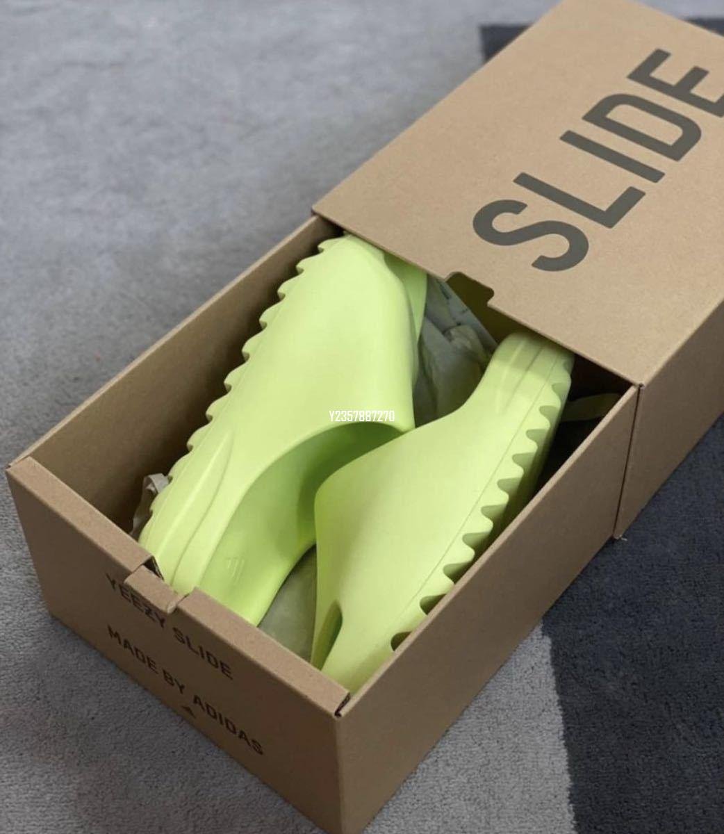 ADIDAS YEEZY SLIDE 熒光色舒適休閑拖鞋男女HQ6447 | Yahoo奇摩拍賣