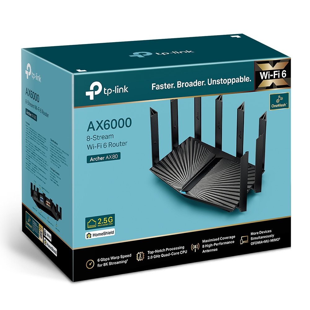 TP-Link WiFi 無線LAN ルーター Wi-Fi6 AX6000 - 周辺機器