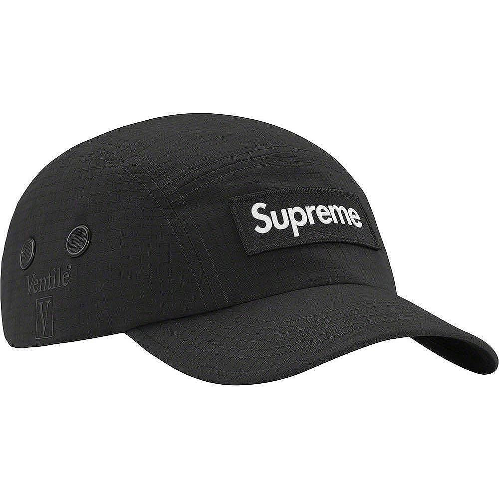 2023 春夏23SS Supreme Ventile Camp Cap 五分割帽厚貼布老帽防潑水