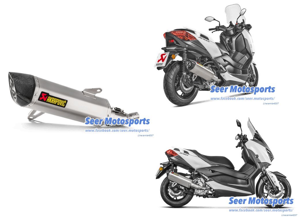 [Seer] Akrapovic YAMAHA X-MAX XMAX X max 300 蠍子管 現貨 供應中 毒蠍