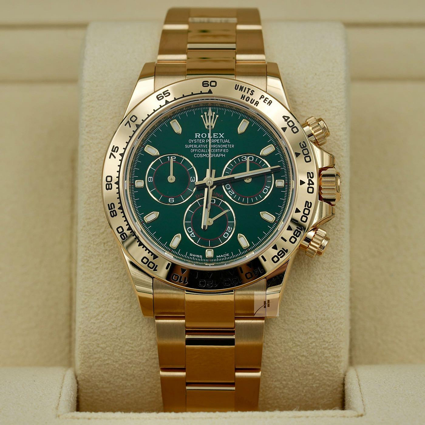 ┃鐘錶 璜┃2023年 ROLEX 勞力士 116508 綠金迪