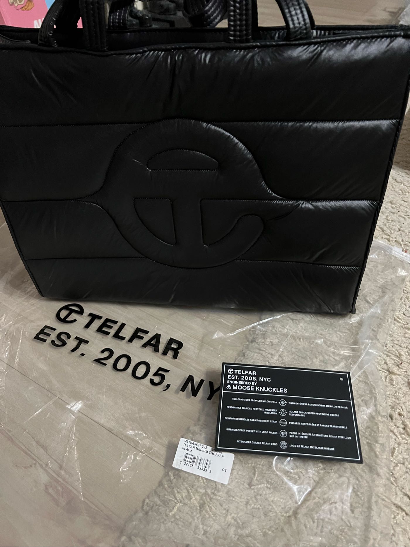 Telfar puff Bag Bushwick Birkin 布魯克林柏金包M 黑色限量版國外漲價