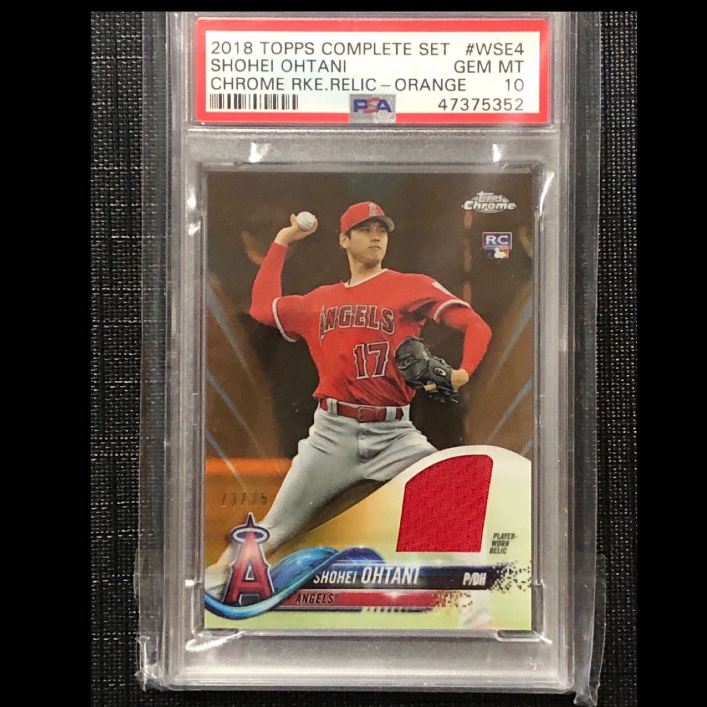 PSA10】大谷翔平 2018 Topps Complete Sets RC-