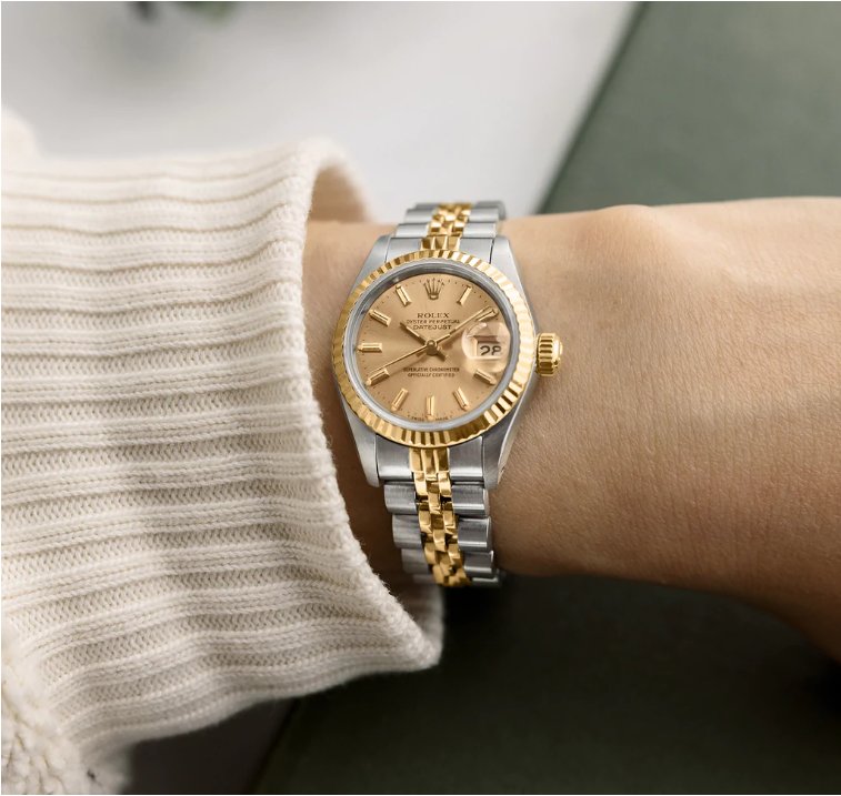 ROLEX 勞力士 Datejust 半金女錶 69173