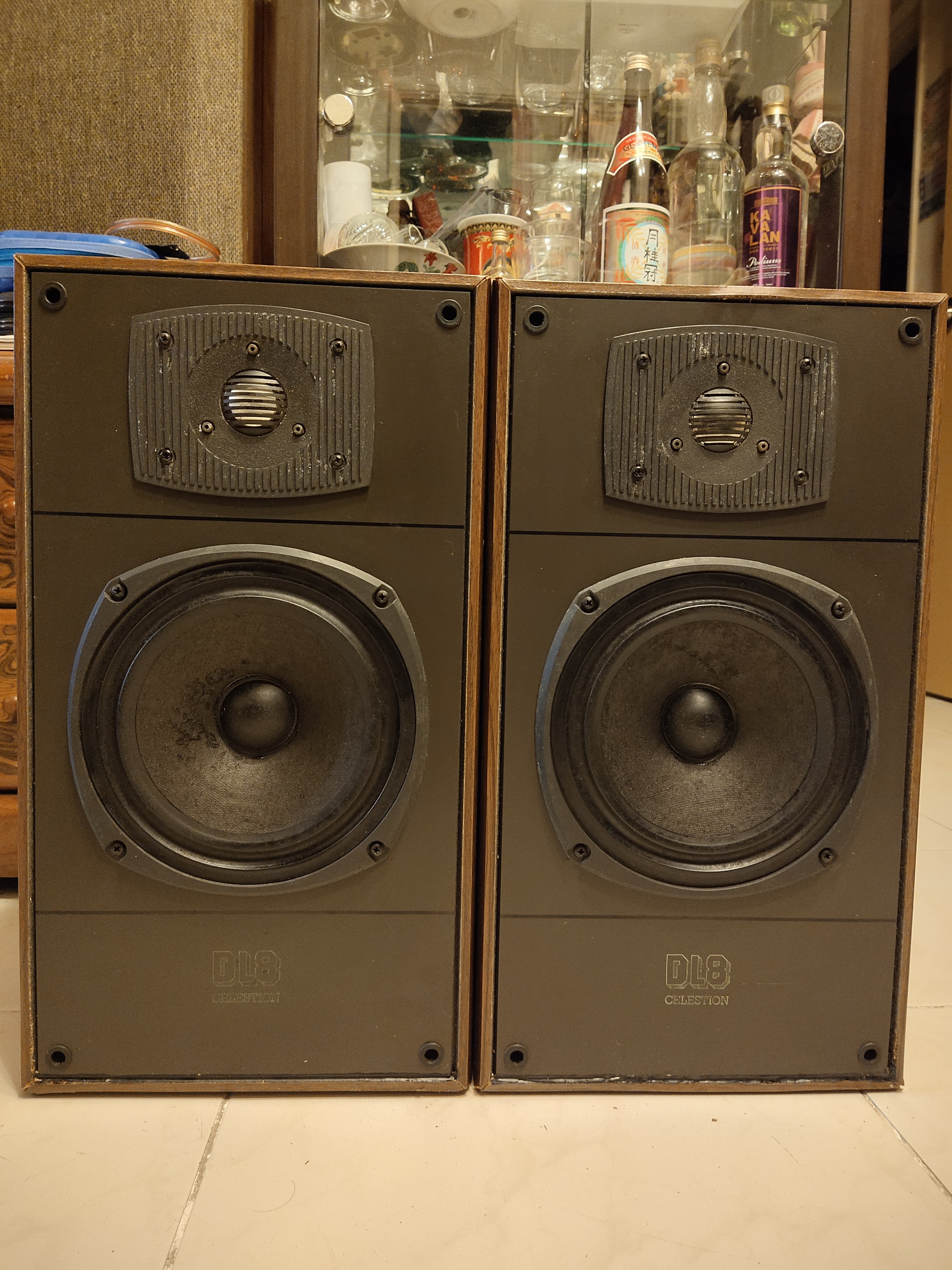 (老高音箱)英國celestion DL8書架喇叭一對 32mm鈦金高音版