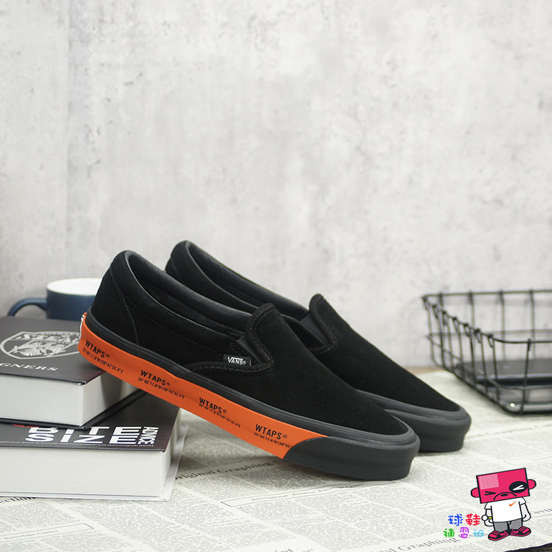 球鞋補習班WTAPS x VANS VAULT OG SLIP-ON 黑橘聯名20AW VN0A45JK20E1