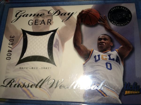 2009 SP GAME USED Russell Westbrook AUTO www.chawadi.com