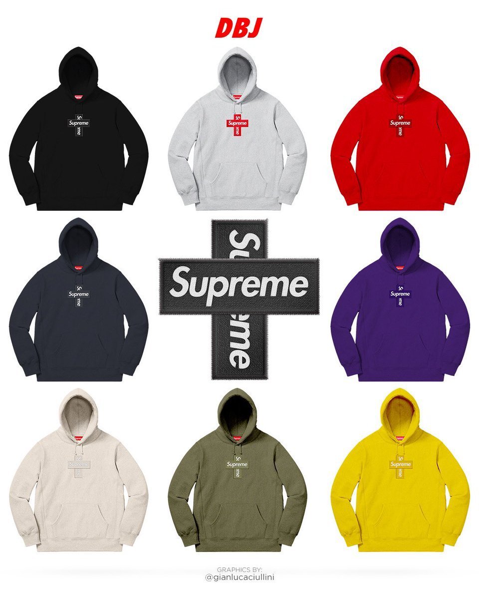 日貨代購CITY】2020AW Supreme Cross Box Logo Hooded 帽T 重磅多色