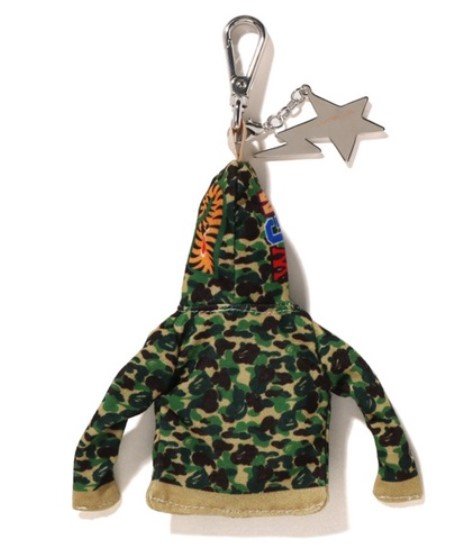 【日貨代購CITY】 APE BAPE SHARK FULL ZIP HOODIE KEYCHAIN 鯊魚 鑰匙圈 現貨